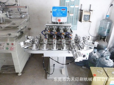 P4C印高爾夫球旋轉移印機 專業制造商力天機械全方位介紹